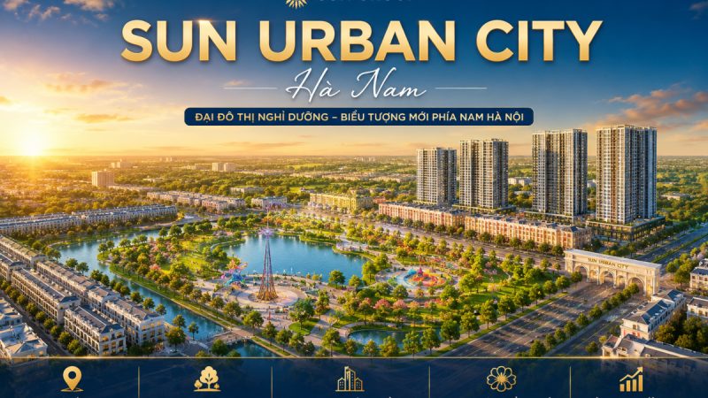 Sun Urban City Hà Nam 2026: Tổng quan, vị trí, phân khu, giá bán & tiềm năng đầu tư